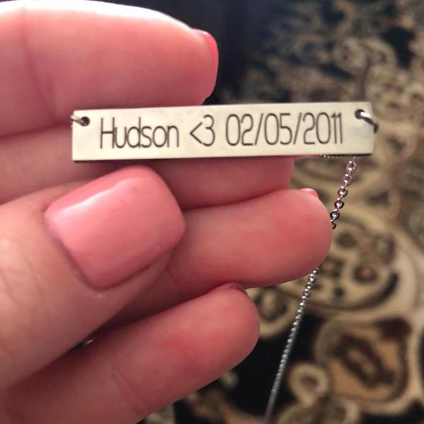pendant necklaces personalize custom baby name necklace gold tone solid stainless steel adjustable born to child girls boys women, Silver
pendant necklaces personalize custom baby name necklace gold tone solid stainless steel adjustable born to child girls boys women, Silver
