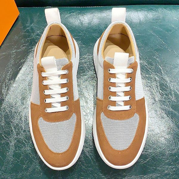 highquality sneakers mens thicksoled shoes, white technical mesh and calf leather thick white rubber highheeled sneakers, running shoes qwg, Black
highquality sneakers mens thicksoled shoes, white technical mesh and calf leather thick white rubber highheeled sneakers, running shoes qwg, Black