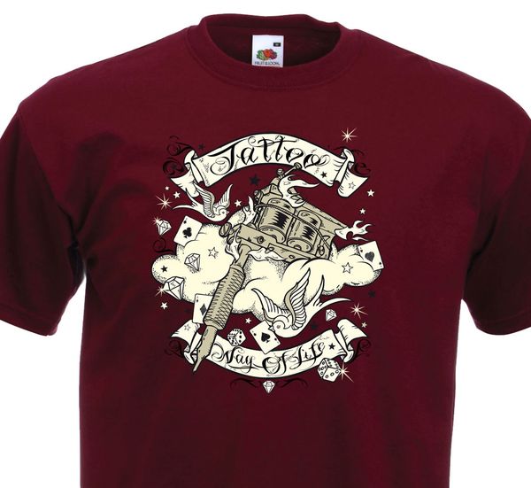 funny clothing casual short sleeve tshirts tattoo - tatouage old school tatoueuse machine gun lucky hirondelle des t-shirt
funny clothing casual short sleeve tshirts tattoo - tatouage old school tatoueuse machine gun lucky hirondelle des t-shirt