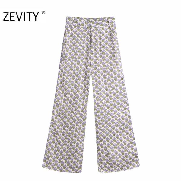 women's pants & capris zevity women vintage flower print straight femme leisure zipper trousers office lady wear casual slim chic p910, Black;white
women's pants & capris zevity women vintage flower print straight femme leisure zipper trousers office lady wear casual slim chic p910, Black;white