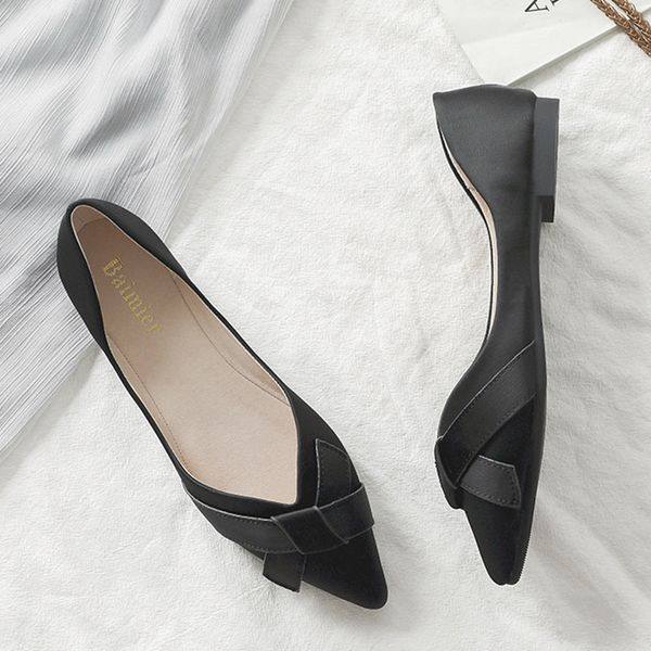 ballerina woman shoes bowknot moccasins sewing flats ladies v-open pointed toe loafers office shoes fairy girls ballets, Black
ballerina woman shoes bowknot moccasins sewing flats ladies v-open pointed toe loafers office shoes fairy girls ballets, Black