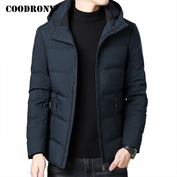 coodrony brand men's winter jacket fashion casual soft parka hooded coat men pure color thick warm white duck down jackets c8039, Black
coodrony brand men's winter jacket fashion casual soft parka hooded coat men pure color thick warm white duck down jackets c8039, Black