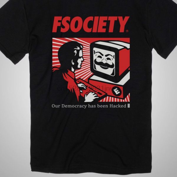 г-н робот fsociety маска футболки мужчины моды printed t shirt лето с коротким рукавом хлопок мужчины робот t shirt
г-н робот fsociety маска футболки мужчины моды printed t shirt лето с коротким рукавом хлопок мужчины робот t shirt