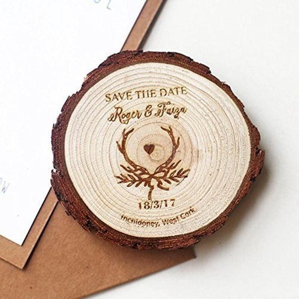 rustic antlers wood slice save the date, vintage wedding magnet, antlers wedding favors, personalized save the date magnets
rustic antlers wood slice save the date, vintage wedding magnet, antlers wedding favors, personalized save the date magnets