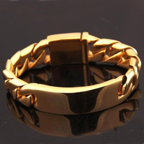 17mm wide biker 316l stainless steel big heavy curb chain link bracelet mens boys chain wholesale jewelry, Black
17mm wide biker 316l stainless steel big heavy curb chain link bracelet mens boys chain wholesale jewelry, Black