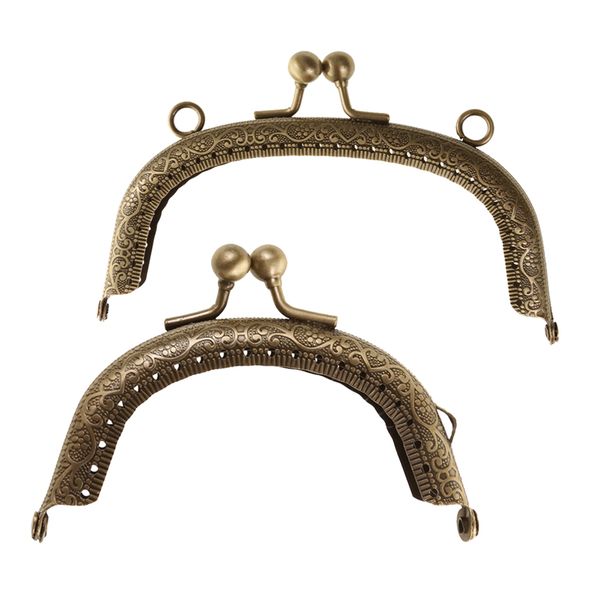 2 pieces retro purse bag diy craft frame kiss clasp arch lock diy craft 85/125mm, Black
2 pieces retro purse bag diy craft frame kiss clasp arch lock diy craft 85/125mm, Black