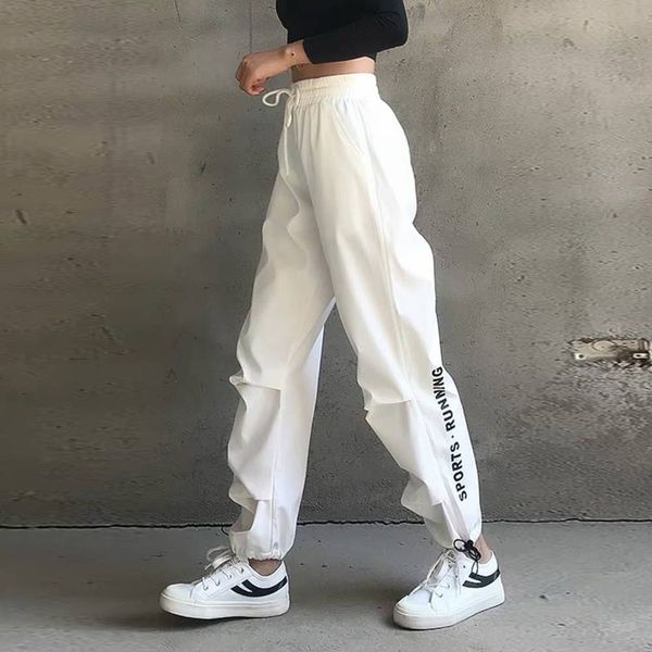 women's pants & capris 2021 autumn high waist harajuku casual leggings overalls loose black and white sports thin trousers, Black;white
women's pants & capris 2021 autumn high waist harajuku casual leggings overalls loose black and white sports thin trousers, Black;white