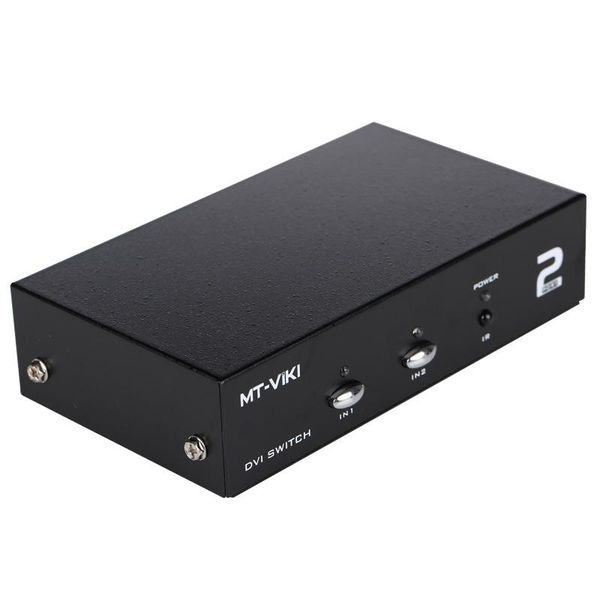 mt-viki 2 ports dvi switcher 2 in 1 out computer monitor hd sharing device 1920*1440 with remote control power supply mt-dv201
mt-viki 2 ports dvi switcher 2 in 1 out computer monitor hd sharing device 1920*1440 with remote control power supply mt-dv201