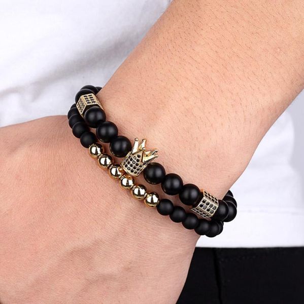 charm bracelets 2021 micro crown frosted stone lace-up casual sporty glass rope chain natural punk  temperament, Golden;silver
charm bracelets 2021 micro crown frosted stone lace-up casual sporty glass rope chain natural punk  temperament, Golden;silver