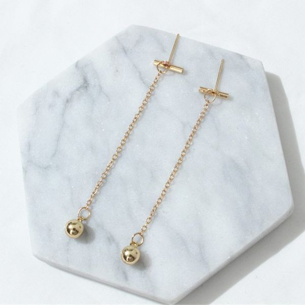 stud simple punk ladies word tassel earrings long section metal chain ball earring 2021 fashion jewelry brincos wholesale, Golden;silver
stud simple punk ladies word tassel earrings long section metal chain ball earring 2021 fashion jewelry brincos wholesale, Golden;silver
