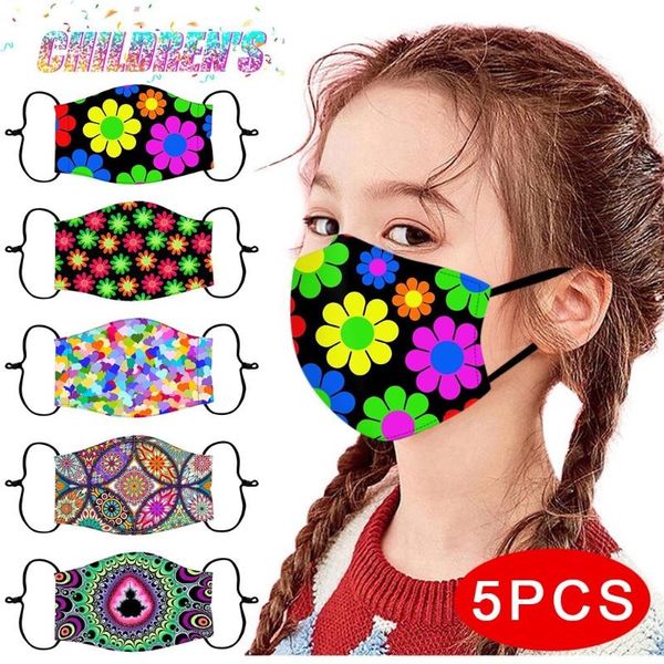 5 pcs fasemask reusable for kids cartoon print cotton washable fase maksk for germ protection child breathable flag bandana, Blue;gray
5 pcs fasemask reusable for kids cartoon print cotton washable fase maksk for germ protection child breathable flag bandana, Blue;gray