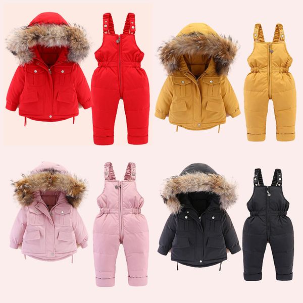 winter jacket for girls duck down coat jumpsuit children's clothing boy outerwear real fur hooded baby snowsuit kids clothes set 0927, Blue;gray
winter jacket for girls duck down coat jumpsuit children's clothing boy outerwear real fur hooded baby snowsuit kids clothes set 0927, Blue;gray