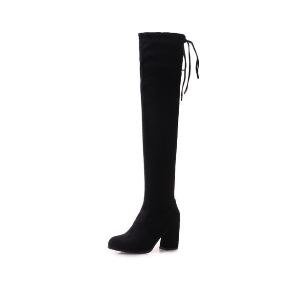 big size lace up boots thigh high boots knee high over the knee women ladies boots shoes woman winter women, Black
big size lace up boots thigh high boots knee high over the knee women ladies boots shoes woman winter women, Black