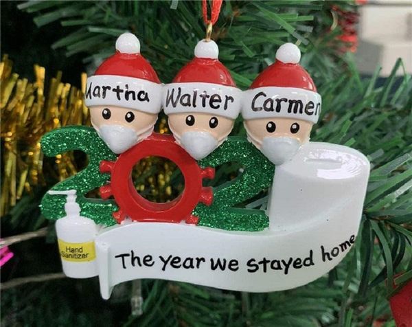 2020 new personalized family quarantine christmas ornament party decors xmas tree stay at home pandemic social distancing cards toys d9907
2020 new personalized family quarantine christmas ornament party decors xmas tree stay at home pandemic social distancing cards toys d9907