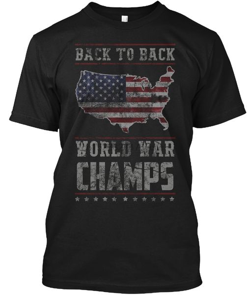men t shirt back-to-back world war champs women t-shirt