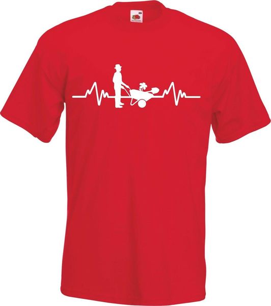 heartbeat gardener allotment hobby t-shirt 2019 new fashion brand print t-shirt male brand t shirts
