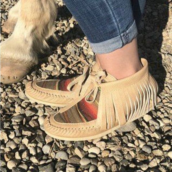 fashion women tassel stripe ankle boots 2020 women's warm flats female shoe ladies casual hook loops footwear women's shoes, Black
fashion women tassel stripe ankle boots 2020 women's warm flats female shoe ladies casual hook loops footwear women's shoes, Black