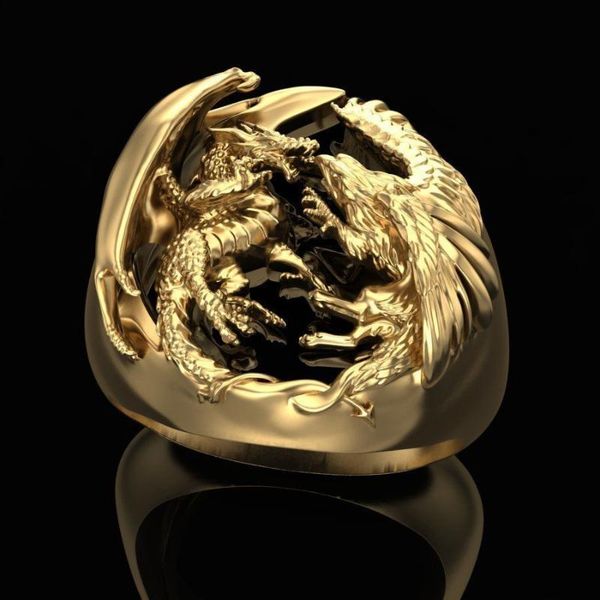 europe and america domineering giant dragon ring fashion men's hip hop jewelry accessory punk style birthday anniversary gift, Golden;silver
europe and america domineering giant dragon ring fashion men's hip hop jewelry accessory punk style birthday anniversary gift, Golden;silver