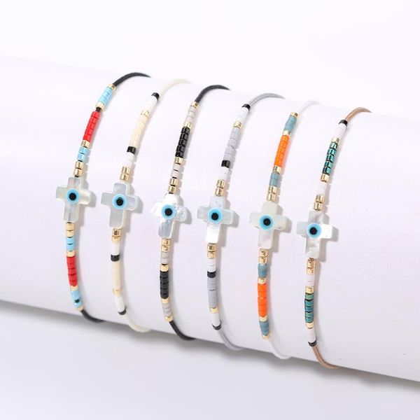 charm bracelets rttooas cross women miyuki delica seed beaded bracelet pulseras mujer moda 2021 handmade woven fashion jewelry, Golden;silver
charm bracelets rttooas cross women miyuki delica seed beaded bracelet pulseras mujer moda 2021 handmade woven fashion jewelry, Golden;silver