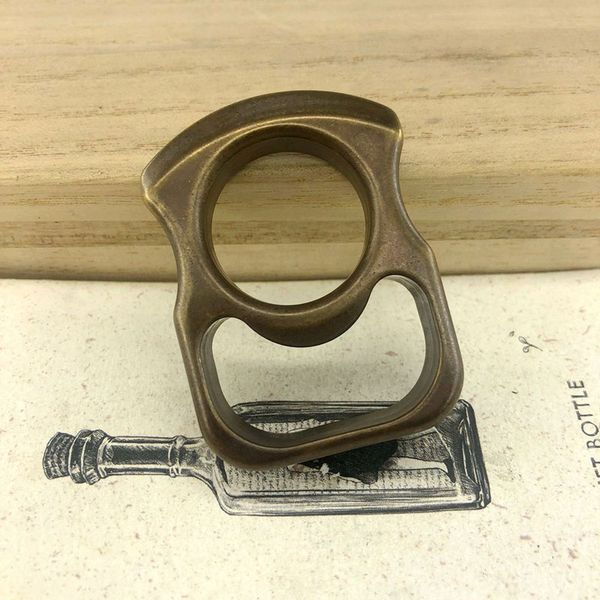 solid brass retro finger ring edc outdoor self-defense survival tactics knuckles bottle opener key chain broken window tool
solid brass retro finger ring edc outdoor self-defense survival tactics knuckles bottle opener key chain broken window tool