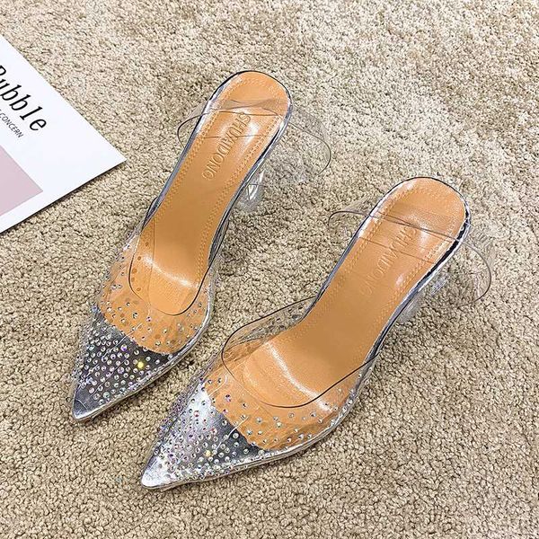 women shoes rhinestone transparent high heels pumps slingback pointed toe stiletto party dress slip on shoes ladies talon femme, Black
women shoes rhinestone transparent high heels pumps slingback pointed toe stiletto party dress slip on shoes ladies talon femme, Black