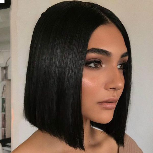 10 дюймов фронта шнурка парики прямой боб волос парики для женщин косплей парики жаропрочных синтетических волос бесплатная доставка, Black
10 дюймов фронта шнурка парики прямой боб волос парики для женщин косплей парики жаропрочных синтетических волос бесплатная доставка, Black