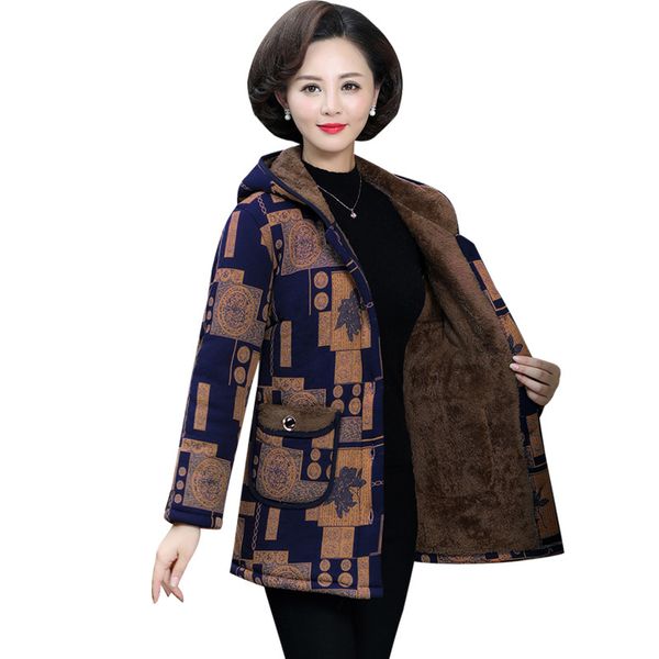 women's down & parkas middle-aged and elderly women coat winter jackets mid-long single-breasted hooded plus velvet thick keep warm jac, Black
women's down & parkas middle-aged and elderly women coat winter jackets mid-long single-breasted hooded plus velvet thick keep warm jac, Black