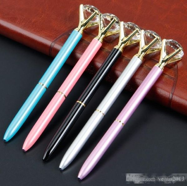 new arrival creative crystal glass kawaii ballpoint pen big gem ball pen with large diamond 11 colors fashion school office supplies, Blue;orange
new arrival creative crystal glass kawaii ballpoint pen big gem ball pen with large diamond 11 colors fashion school office supplies, Blue;orange