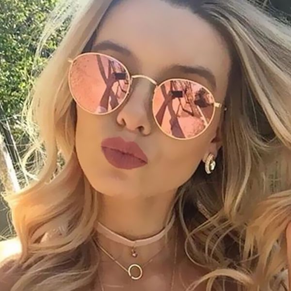 sunglasses round women classic rose gold fashion brand designer steampunk sun glasses men uv400 rayed mirror female small, White;black
sunglasses round women classic rose gold fashion brand designer steampunk sun glasses men uv400 rayed mirror female small, White;black