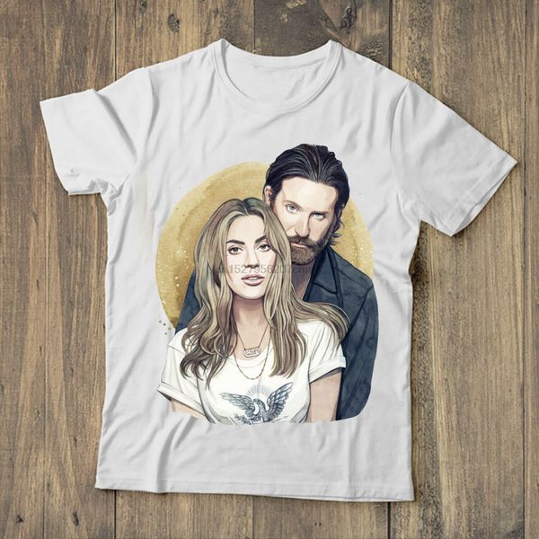 a star is born bradley cooper and lady gaga men white t shirt cotton s-6xl(1
a star is born bradley cooper and lady gaga men white t shirt cotton s-6xl(1