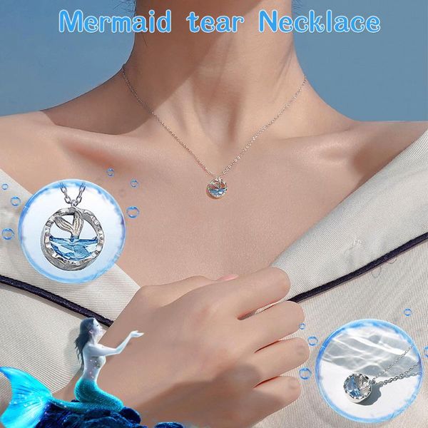 water drop pendant necklaces classic cute women tear necklace version clavicle chain jewelry gifts klace collares jewelry, Silver
water drop pendant necklaces classic cute women tear necklace version clavicle chain jewelry gifts klace collares jewelry, Silver