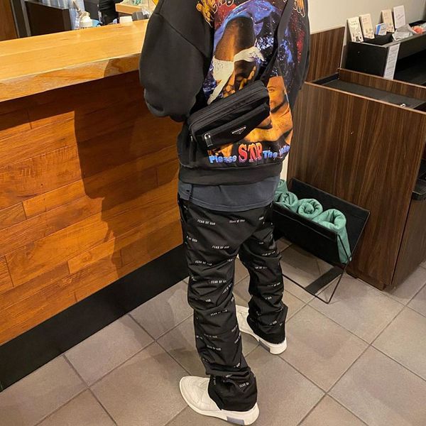 fear fashion letters god barrage trousers essentials fog tracksuits ribbon of loose pants pants male active causal men's sweatpan tpqgr, Black
fear fashion letters god barrage trousers essentials fog tracksuits ribbon of loose pants pants male active causal men's sweatpan tpqgr, Black