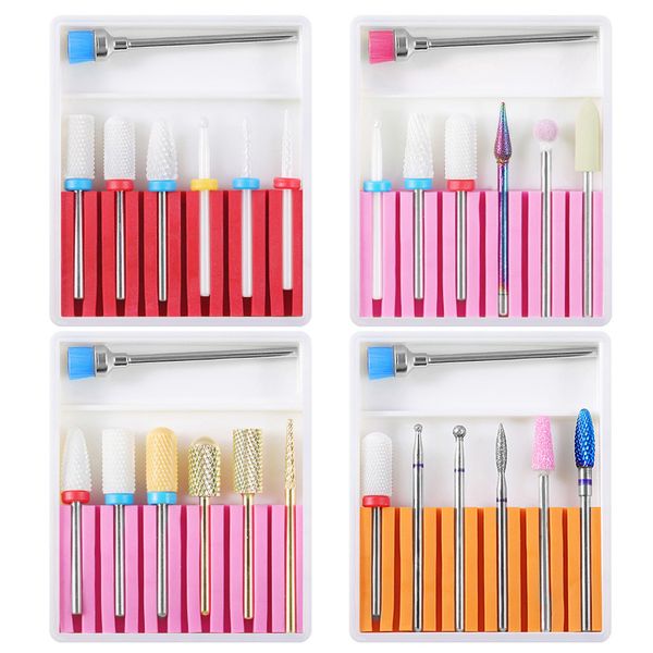 nail art equipment 7pcs ceramic diamond drill bits set milling cutters electric manicure pedicure machine gel remover strong files, Silver
nail art equipment 7pcs ceramic diamond drill bits set milling cutters electric manicure pedicure machine gel remover strong files, Silver