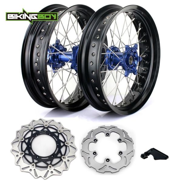 bikingboy 3.5/4.5 17" supermoto front rear wheels rims hubs discs bracket for yz 250 450 f yz-f 250 450 14 15 2014 2020
bikingboy 3.5/4.5 17" supermoto front rear wheels rims hubs discs bracket for yz 250 450 f yz-f 250 450 14 15 2014 2020