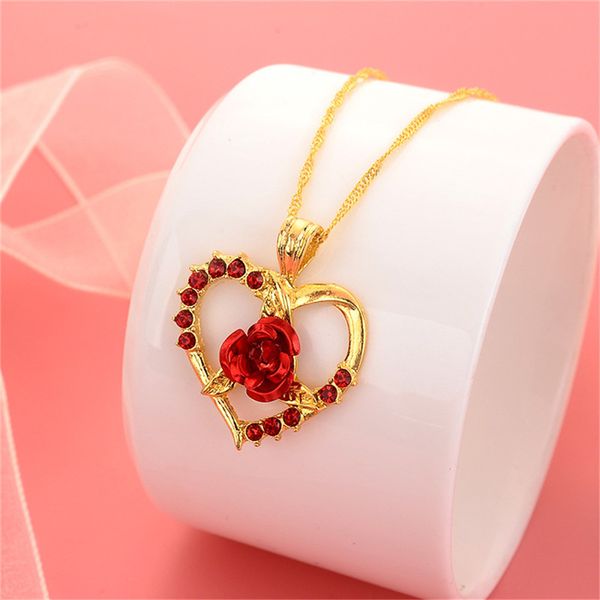 zircon red rose flower long necklace sweater chain fashion metal chain crystal flower pendant necklaces adjusted, Silver
zircon red rose flower long necklace sweater chain fashion metal chain crystal flower pendant necklaces adjusted, Silver
