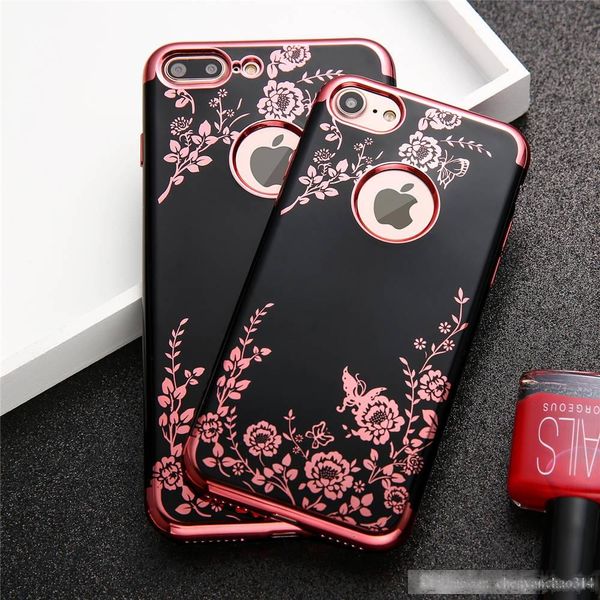 luxury electroplating flowers case for iphone 8 plus soft tpu floral butterfly rubber back covers for iphone8
luxury electroplating flowers case for iphone 8 plus soft tpu floral butterfly rubber back covers for iphone8