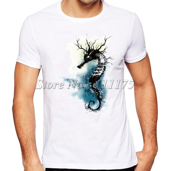 2019 fashion painted silent seahorse printed t-shirt men's summer cool design custom hipster tees
2019 fashion painted silent seahorse printed t-shirt men's summer cool design custom hipster tees