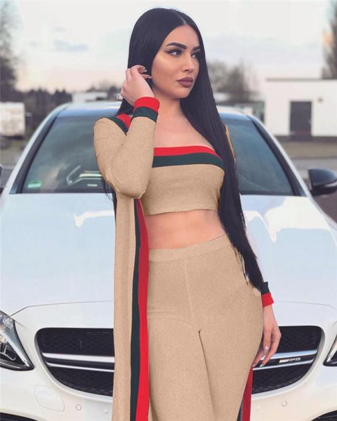 chest 3pcs sets womens designer solid color cusal suit long sleeve 3pcs sets fashion full pants females apparel womens designer wrap, White
chest 3pcs sets womens designer solid color cusal suit long sleeve 3pcs sets fashion full pants females apparel womens designer wrap, White