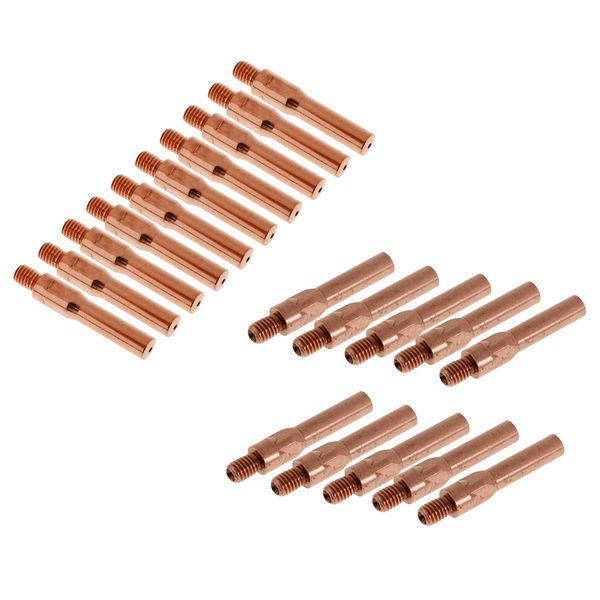 10pcs 1.2mm+10pcs 1.4mm mag/mig 45mm gas shielded welder contact thread nozzle tip 380a carbon dioxide welder welding accessory
10pcs 1.2mm+10pcs 1.4mm mag/mig 45mm gas shielded welder contact thread nozzle tip 380a carbon dioxide welder welding accessory