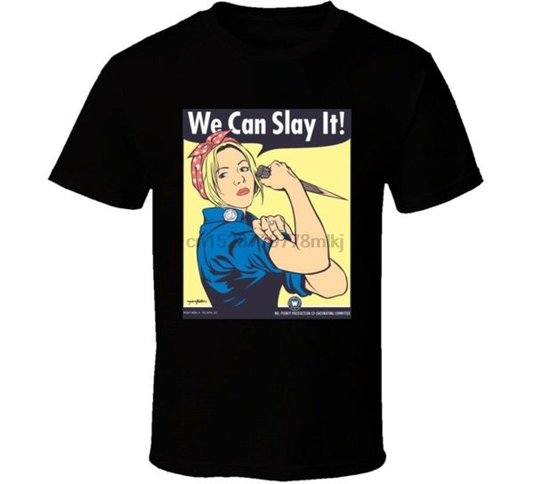 buffy the vampire slayer t-shirt buffy tee slay funny cool casual tee shirt