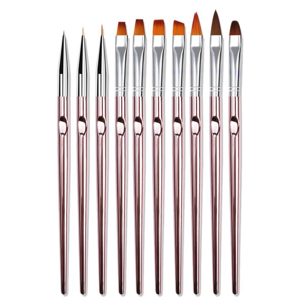 10pcs/set nail brush for manicure gel brush for nail art ombre gradient gel polish painting drawing, Yellow
10pcs/set nail brush for manicure gel brush for nail art ombre gradient gel polish painting drawing, Yellow
