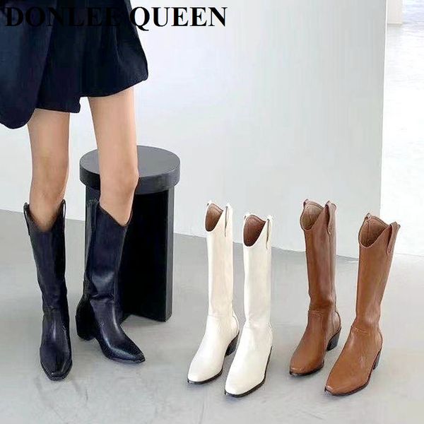 boots 2021 ins women knee med heel lady riding bota warm winter shoes square toe western long casual footwear mujer, Black
boots 2021 ins women knee med heel lady riding bota warm winter shoes square toe western long casual footwear mujer, Black