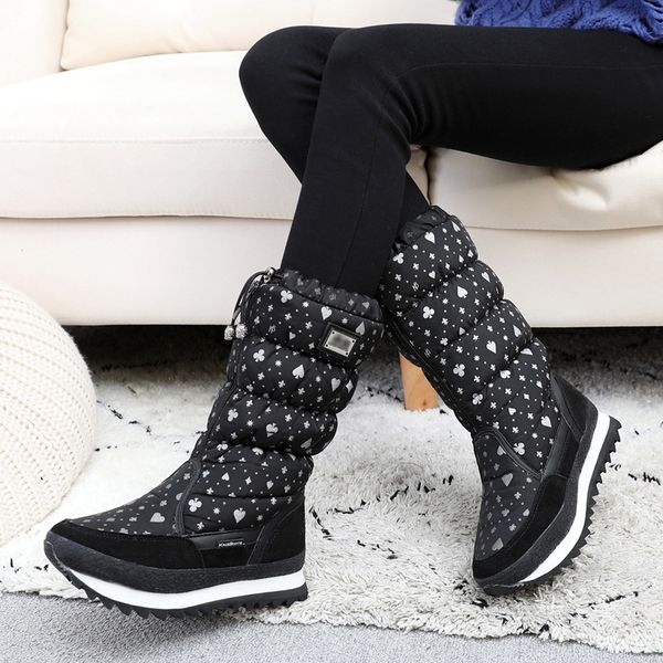 new large size ladies snow cotton shoes. wool thickening plus velvet warm boots waterproof anti-skiing shoes boots, Black
new large size ladies snow cotton shoes. wool thickening plus velvet warm boots waterproof anti-skiing shoes boots, Black