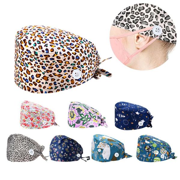 women scrubs caps with button ultra-thin breathable cartoon printed adjustable hats reuseable bouffant cap hats accessories#np30, Blue;gray
women scrubs caps with button ultra-thin breathable cartoon printed adjustable hats reuseable bouffant cap hats accessories#np30, Blue;gray