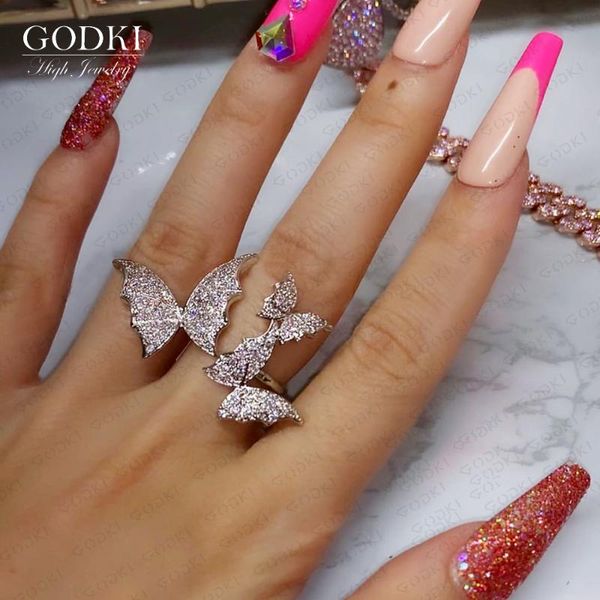 wedding rings godki luxury trendy butterfly statement with zirconia stones 2021 women engagement party jewelry high quality, Slivery;golden
wedding rings godki luxury trendy butterfly statement with zirconia stones 2021 women engagement party jewelry high quality, Slivery;golden