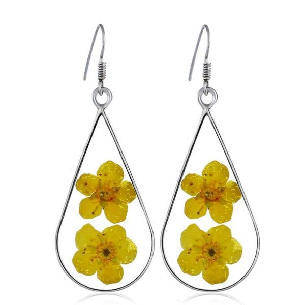 dangle & chandelier 8seasons dried flowers drop earrings silver color multicolor waterdrop pendants fashion trendy jewelry for women, 1 pair
dangle & chandelier 8seasons dried flowers drop earrings silver color multicolor waterdrop pendants fashion trendy jewelry for women, 1 pair