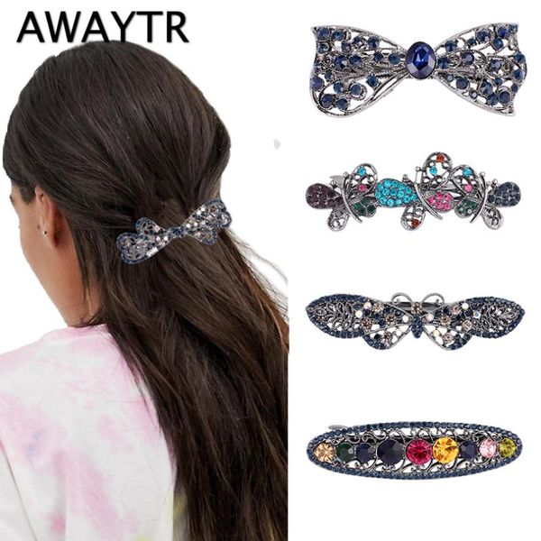 awaytr 2020 new vintage women elegant gem crystal bow hairpins barrette clip gemstone hair clips for fashionable women
awaytr 2020 new vintage women elegant gem crystal bow hairpins barrette clip gemstone hair clips for fashionable women