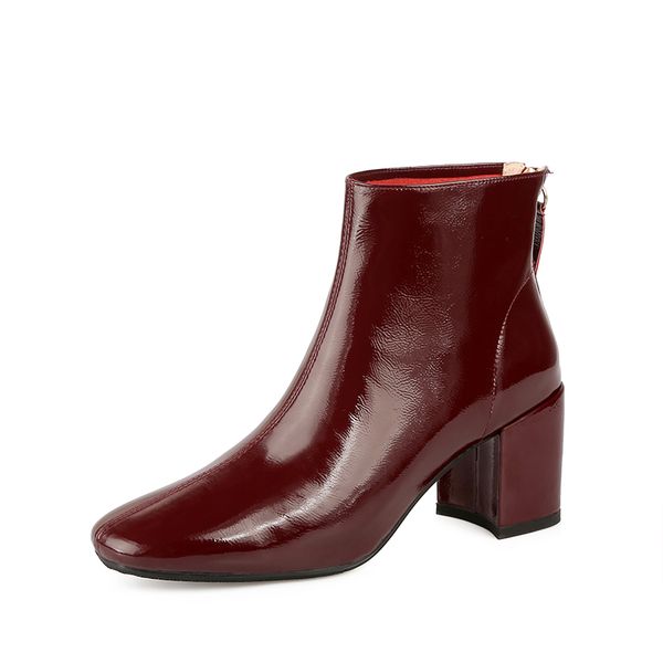 women genuine leather metal zippers decoration ankle boots fashion high heels autumn winter party office shoes woman, Black
women genuine leather metal zippers decoration ankle boots fashion high heels autumn winter party office shoes woman, Black