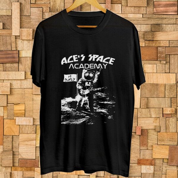 ace frehley kiss aces space academy logo t-shirt size s-3xl(1