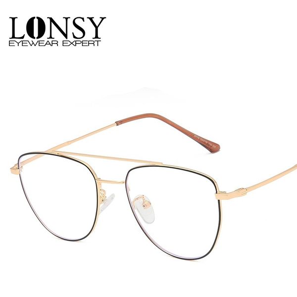 sunglasses lonsy classic meta frame retro myopia prescription glasses with degree women men optical eyeglasses frames box, White;black
sunglasses lonsy classic meta frame retro myopia prescription glasses with degree women men optical eyeglasses frames box, White;black